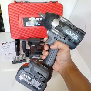 Mesin impact APR XAPR Ap33+ 1800nm impact wrench jumbo torsi 1800nm 2 batrai untuk mobil dan motor