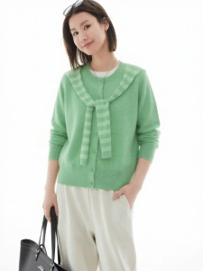 Machine Washable Wool Blend Sweater Cardigan