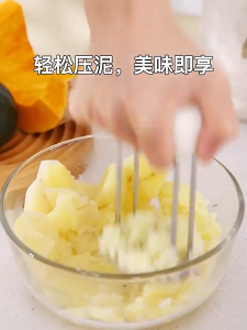 Food Masher Stainless Steel Potato Masher Baby Food Masher Pumpkin Potato Smasher Heavy Duty