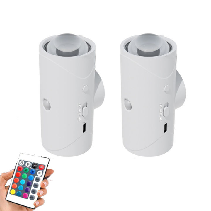 Kebememe Mới cảm biến chuyển động Đêm đèn có điều khiển từ xa 16 Màu ...