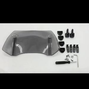 FOR DUCATI SCRAMBLER 800 400 1100 Scrambler800 Desert X/V2 Motorcycle Windshield Extension Adjustable Spoiler Deflector 2 Color