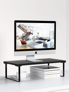 ชั้นวางจอคอมพิวเตอร์พิมพ์เครื่องปรับระดับแบบพื้น ชั้นวางของแบบตั้ง ชั้นวางเครื่องมือสำหรับผู้ใหญ่ สไตล์เรียบง่ายและโมเดิร์น