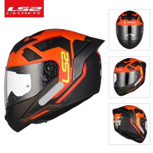 LS2 | All Seasons Universal Motorbike Helmet with Large Rear Wing 3C Certification Anti-Fog
