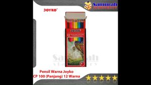 Pensil Warna Joyko CP 100 12 Warna Panjang / Pencil Colour CP-100 Drawing / Mewarnai CP100 12W