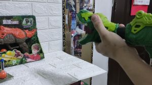 CWVS NERF DINOSAUR BLASTER GUN TOY SOFT BULLET GUN LONG RANGE TOY FOR KIDS