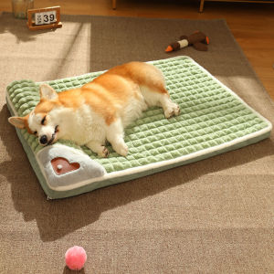 Pet Bed for Dog Sleeping Mat Washable forSmall Medium Large Dogs Mattress Luxury Warm Soft Comfy for Winter Dog Accessories狗床