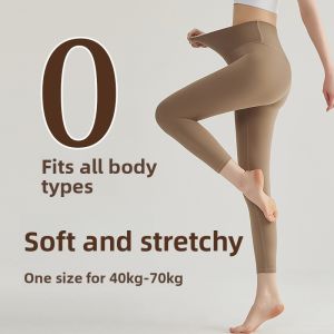 Spring Summer High Waist Skin-Friendly Yoga Pants Pilates Fitness Seven-Quarter Length Bottoms for Womens Sportswear