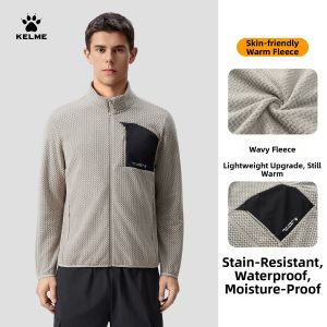 Kelme | Mens Winter Knit Fleece Outdoor Jacket