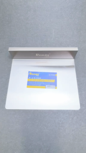 REMAX STAINLESS STEEL PLASTERING TRAY 9 IN 11 IN FOR PLASTER CEILING WORKS HEAVY DUTY (BEVEL EDGES)