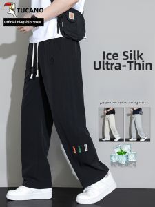 TUCANO | Icy Silk Loose Straight Long Pants Male