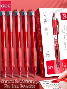 deli | Red Student & Teacher Grading Press Action Pen