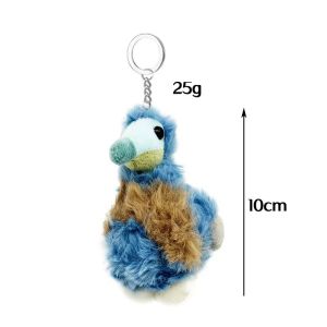Cute Dodo Bird Plush&Keychain Extinct Animal Stuffed Toy Ultra-Soft Fluffy Mauritius Gift for Kids History Lovers Home Deco