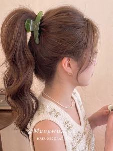 MENGWU | Elegant Olive Green Small Hair Clamp