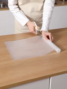DRAWER MAT CUTTABLE WASHABLE TRANSPARENT CLEAR EVA NON SLIP ANTI SLIP WATERPROOF PELAPIK LACI