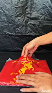 KANTONG MERAH JUMBO MEREK JOCO UKURAN 50 1 PAK +- 800 GRAM TERMURAH KUALITAS SUPER