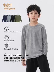 LB.BEAR | Áo Thun Dài Tay Trẻ Em Dày Ấm