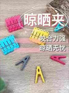 YEGBONG | [L] Multifunctional Plastic Clothesline Clips Windproof Drying Clothes Clips Socks Clips Special Fixed Purpose Storage Organizer