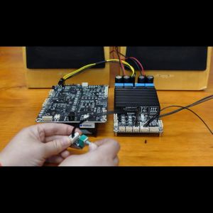 BDM9เครื่องขยายเสียงบลูทูธบอร์ด2x300W BT5.3สเตอริโอปรับเสียงได้กำลังสูง PC UI แอมป์ขยายเสียง