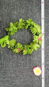 Tropical Flower Wreath Crown Headpiece Set Floral Hair Pin Set Girls Beach Carnival Halloween Costume Gift
