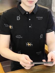 HENGYUANXIANG | Hengyuanxiang Mens Short Sleeve Polo Shirt Pure Cotton Casual Summer Fashion Breathable Standard Fit T-Shirt For Youth