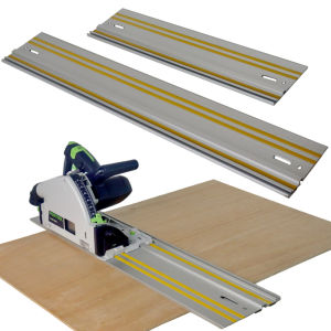 Aluminum Alloy Track Saw Guide Rail Precision Cutting System for Circular Saws Straight & Repeatable Rip Cuts with Bevel Guide