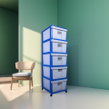 🔥FAST SHIPPING🔥Twins Dolphin 5 Tier Plastic Drawer / Plastic Cabinet / Storage Cabinet / Laci Baju / Rak Baju. 