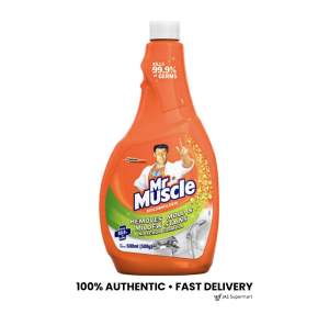 Mr Muscle Mold and Mildew Remover Spray Refill 500mL Tile Grout Cleaner Stain Remover