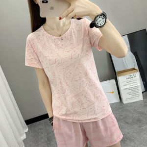 เสื้อยืดแขนสั้นผ้าไหมน้ำแข็งสำหรับผู้หญิง ฤดูร้อน 2023 เสื้อยืดโยคะใหม่พิมพ์ลายระบายอากาศได้ดี แห้งเร็ว สำหรับวิ่งและเล่นกีฬา