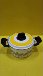 Nồi men nội địa Nhật size 20cm cao 10cm (mã 1151) Dùng được bếp từ_Hàng nội địa Nhật đã qua sử dụng