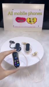Lavalier HD Screen Bluetooth Headphones 30H Play Surround Sound Headsets Noise Reduction Wireless Earphones Handsfree In HD Mic