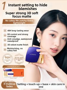 Lucenbase | Long-lasting Matte Finishing Powder Oily Skin Cover-up Waterproof Sweatproof