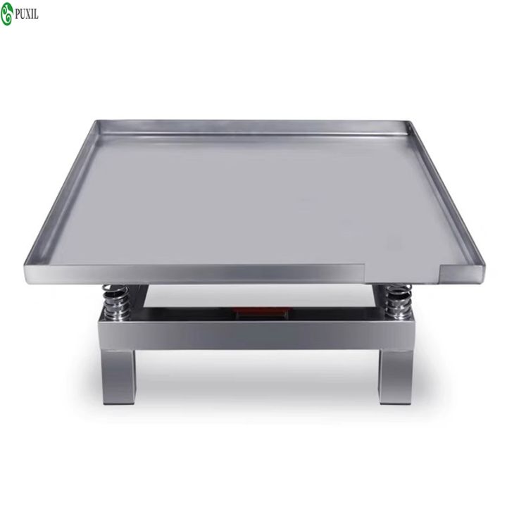 Table Vibrante Miniature Acier Inox 50x50 Cm - Banc De Test - Neuf Sous Emballage