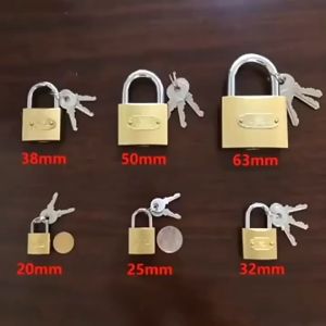 Imitation Copper Lock Key & Heavy-Duty Padlock: Household Security Solutions