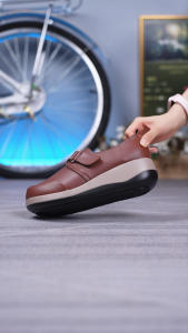 Women Shoes Casual Shoes Loafer Cowhide Leather Flats Slip Ons Platform Shoes Topsider for Ladies