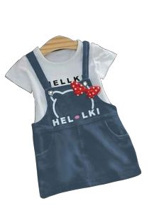 Daigo HELLKI  Setelan Anak Perempuan Umur 1 Tahun 2 Tahun 3 Tahun 4 Tahun 5 Tahun Baju Anak Cewek Ootd Outfit Pesta Fashion Bayi Anak Pakaian Anak Perempuan Kekinian Jumper Hello Kitty Murah Import TOKO MVKIDS FUUKA