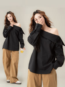 Áo Eo Thon Dễ Phối Kiểu Dáng Elegent Sơ Mi Hở Vai