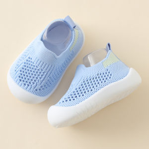 Breathable Soft Bottom Childrens Shoes for Boys And Girls Toddler Indoor Slip-On Anti-Slip Walking Shoes Summer New Arrival