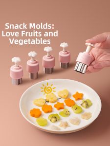 MAGIC KITCHEN | Stainless Steel Carrot Shaped Vegetable Fruit Flower Cutter  Flower Mold | A Great Pick for carrots Lovers