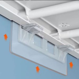 Tempelan Siku Double Transparan 2 Sisi Lem Ambalan Sekat Lemari Pertisi Laci