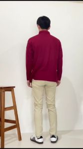 Kaos Kerah Lengan Panjang Merah Maroon 100% BAHAN KATUN PREMIUM - Kaos Kerah panjang maroon - Kaos Kerah Lengan Panjang MAROON / KAOS KERAH COWOK / KAOS KERAH COWOK LENGAN PANJANG / KAOS KERAH POLOS / KAOS KERAH LENGAN PANJANG / KAOS KERAH PRIA