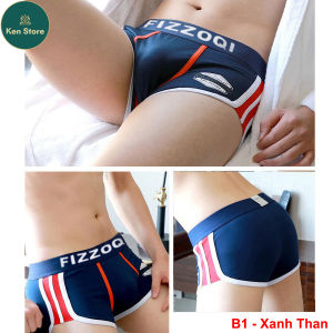 Quần sịp Nam cao cấp FIZZOQI QS1 quần boxer nam chất liệu cotton 5 màu size từ 40-105kg