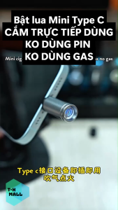 [KO DÙNG PIN] Giao diện bat lua Mini cầm tay Type C thích hợp cắm trại ngoài trời đánh lua di động chống gió an toàn