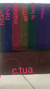 Gamis Hermosa Embos Bahan Wolfis Motif Indian Warna Marun - Gamis Syari Marun Premium Umbrella 4 Meter