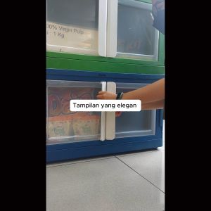 LEORA Lemari Pakaian Lipat Plastik Lemari HANEDA Lemari portable Lemari Plastik Susun Lemari Dengan Roda Rak Sepatu Lemari Susun Serbaguna