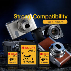 Kodak | Kodak Original SD Card For DSLR Camera UHS-1 U3 V30 A1 Class10 Memory Card 256gb 128gb 64gb 32gb Support Ultra HD 4K Video SDXC