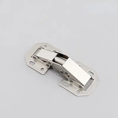 Bản Lề Tủ 90 Độ Không Cần Khoan Đóng Êm Giảm Chấn Thủy Lực Phụ Kiện Cửa Tủ Kèm Ốc Vít Cho Đồ Gỗ