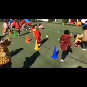 Ring Toss Cone Game / Mainan lompat anak / Mainan Sensori dan Motorik Anak / Mainan Aktivitas Terapi