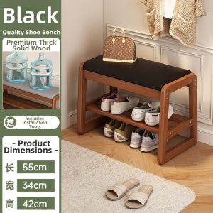 CHUJUN | Storage Shoe Bench for Home Entrance Small Spaces
