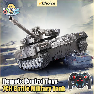 RC Military Tank War Battle United States M1 Leopard 2 Remote Control Toy Car Tank Model Electric Toys for Boy 2.4G Children