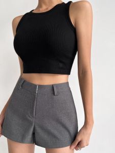 PIAOYA | Trendy Summer High Waist Korean Style Shorts For Petite Women